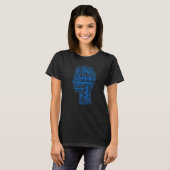 Aa Sayings Head Shape Word Cloud T-Shirt (Vorne ganz)