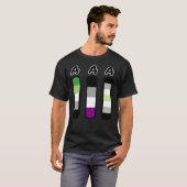 AAA aromantische asexual agender Batterien Classic T-Shirt (Vorne ganz)