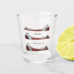 Aaa-Klassenfrachter-Schnapsglas Schnapsglas