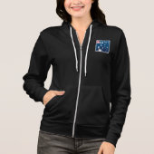 AAA SKY Women's Black Hoodie (Vorderseite)