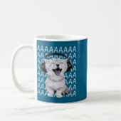 Aaaa Screaming Cat Meme Wearing Headphones Cat Int Kaffeetasse (Links)