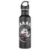 AAAAAA Screening Opossum Stressed Possum Funny Dan Edelstahlflasche (Vorderseite)