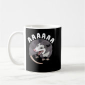 AAAAAA Screening Opossum Stressed Possum Funny Dan Kaffeetasse (Links)