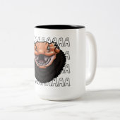 AAAAAAAAAA ZWEIFARBIGE TASSE (VorderseiteRechts)