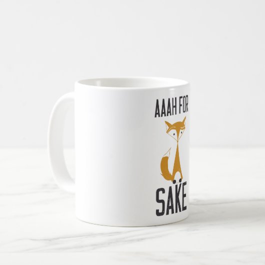 Aaaaah, für Fuchsgrund! Kaffeetasse (Vorderseite Links)