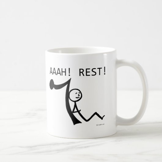 Aaah Erholung! Kaffeetasse (Rechts)