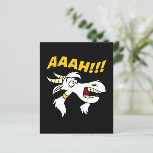 AAAH! Funny Screend Goat Spaß Meme| (Stehend Vorderseite)