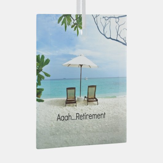 Aaah.............................................. Ornament Aus Glas (Vorderseite Rechts)