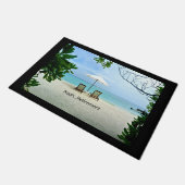 Aaah... Pension, beliebtes Design. Fußmatte (Schrägansicht)