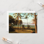 Aaah... Pension, Florida Szene Karte (Vorderseite/Rückseite Beispiel)