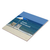 Aaah... Pension, Relaxen am Strand Fliese (Seite)