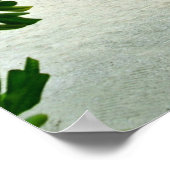 Aaah... Pension, sonniger Tag am Strand Poster (Ecke)