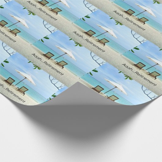 Aaah... Pensionspapier Geschenkpapier (Ecke)