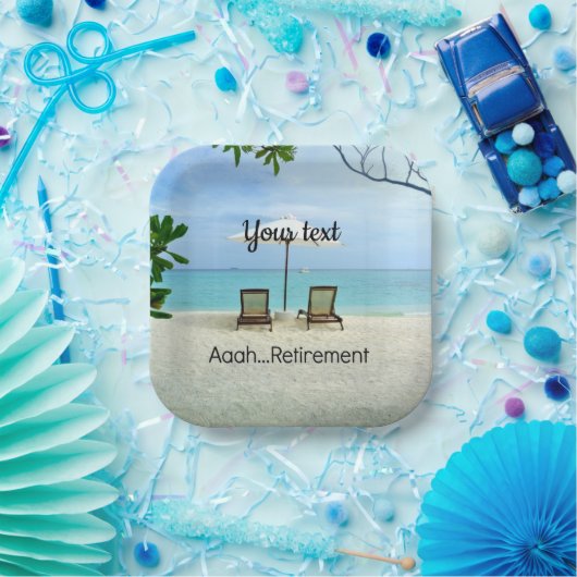 Aaah... Rententext Pappteller (Party)