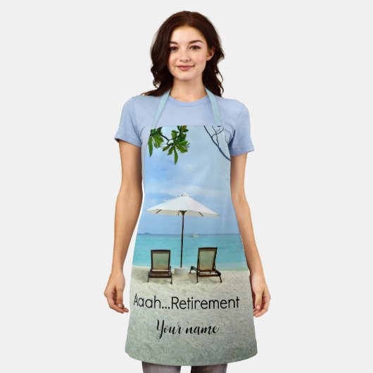 Aaah... Rententext Schürze (Getragen)