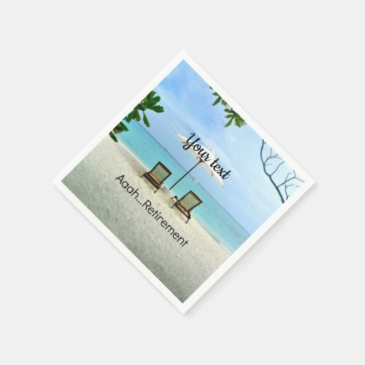 Aaah... Rententext Serviette (Ecke)