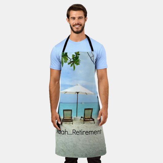 Aaah...Ruhestand, bestverkauftes Design Schürze (Getragen)