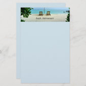 Aaah... Ruhestand Briefpapier (Vorne/Hinten)