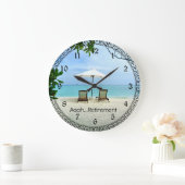 Aaah... Ruhestand Große Wanduhr (Zuhause)