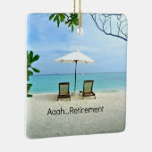 Aaah... Ruhestand Keramikornament (Rechts)