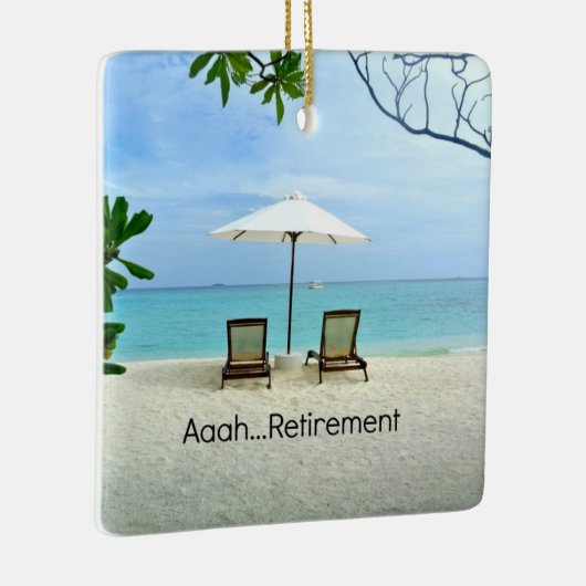 Aaah... Ruhestand Keramikornament (Rechts)