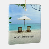 Aaah... Ruhestand Keramikornament (Rechts)