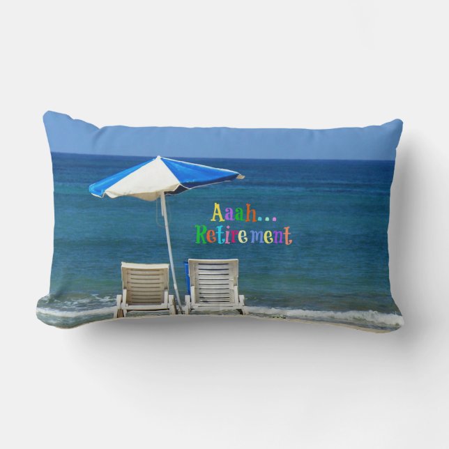 Aaah... Ruhestand Lendenkissen (Vorderseite)