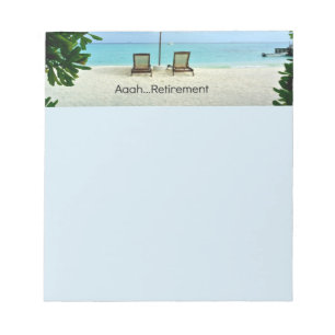 Aaah... Ruhestand Notizblock