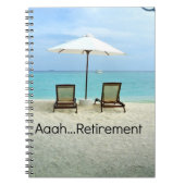 Aaah... Ruhestand Notizblock (Vorderseite)