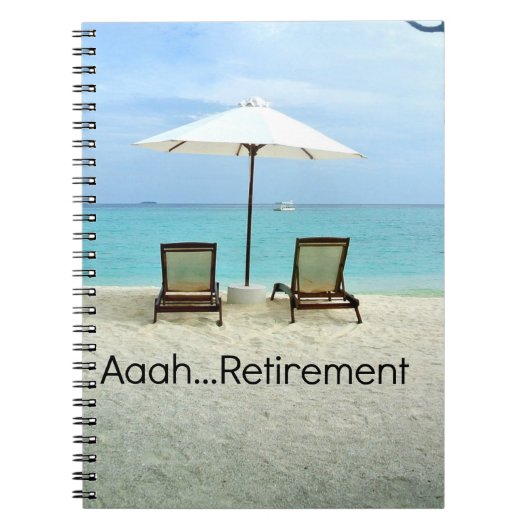 Aaah... Ruhestand Notizblock (Vorderseite)