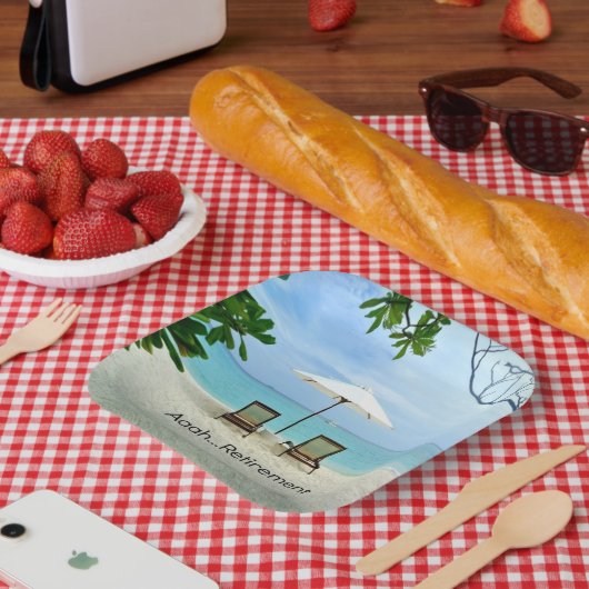 Aaah... Ruhestand Pappteller (Picknick)