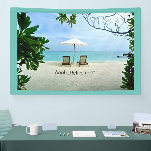 Aaah... Ruhestand, populär, Banner (Messe)