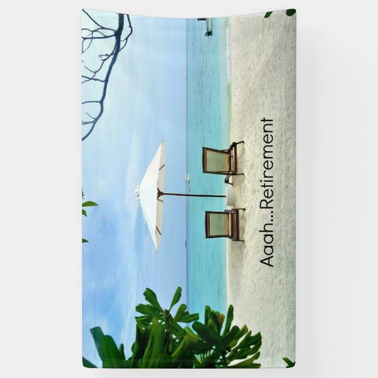 Aaah... Ruhestand, populäres Design, Banner (Vertikal)