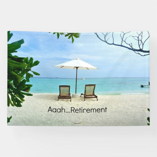 Aaah... Ruhestand, populäres Design, Banner (Horizontal)
