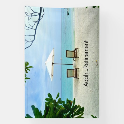 Aaah... Ruhestand, populäres Design, Banner (Vertikal)