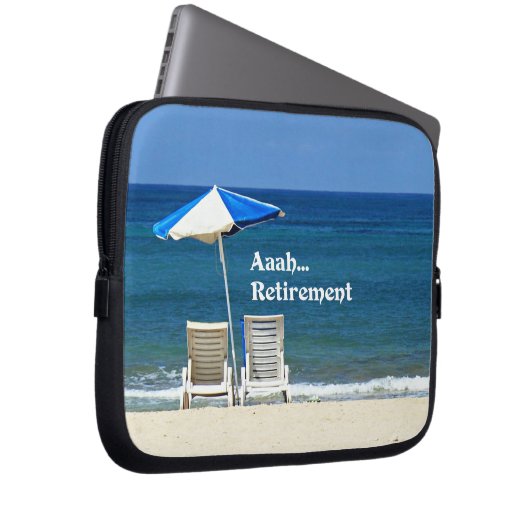 Aaah... Ruhestand, populäres Design, Laptopschutzhülle (Vorne Rechts)