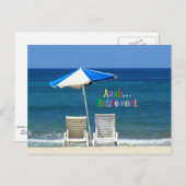 Aaah... Ruhestand Postkarte (Vorne/Hinten)