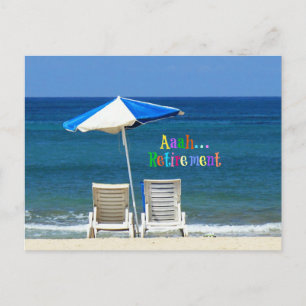 Aaah... Ruhestand Postkarte