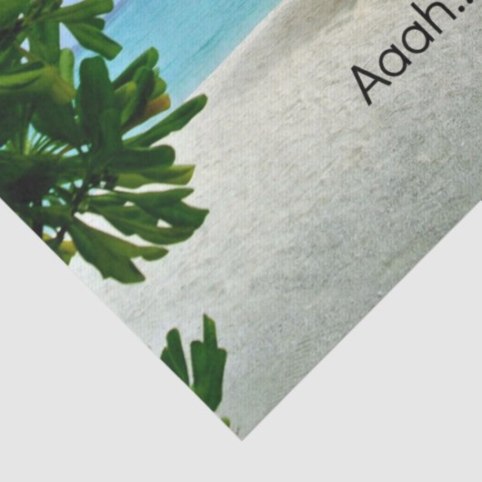 Aaah... Ruhestand Seidenpapier (Detail)