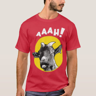 Aaah Schreie Ziege T-Shirt Farm T-Shirt Tier