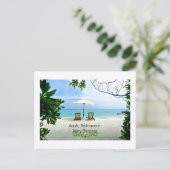 Aaah...Weihnachtsgrüße für die Rente Postkarte (Stehend Vorderseite)