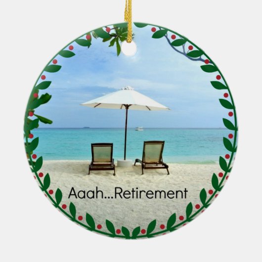 Aaah... Wiederverbriefung, Popular Design, ceramic Keramik Ornament (Hinten)