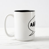 AAARGH-Tasse Zweifarbige Tasse (Links)