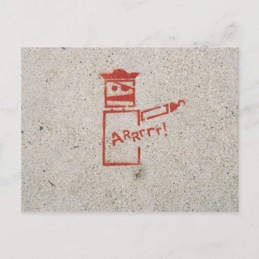 Aaarrr! Postkarte (Vorderseite)