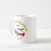 AAC - 332. Kampfgruppe - 12. AF - Rote Schwanz Kaffeetasse (Vorderseite Links)