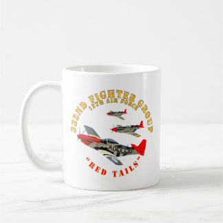 AAC - 332. Kampfgruppe - 12. AF - Rote Schwanz Kaffeetasse