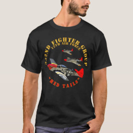 AAC - 332. Kampfgruppe - 12. AF - Rote Schwanz T-Shirt