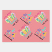 AAC Bewusstsein Ostergeblasenes und Eierverpackung Geschenkpapier Set (Vorderseite)