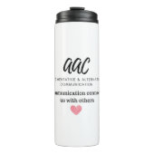 AAC-Bewusstsein Thermosbecher (Vorderseite)