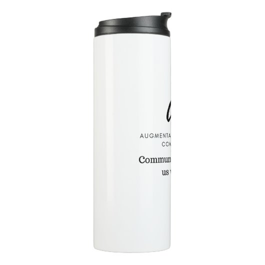 AAC-Bewusstsein Thermosbecher (Nach links gedreht)